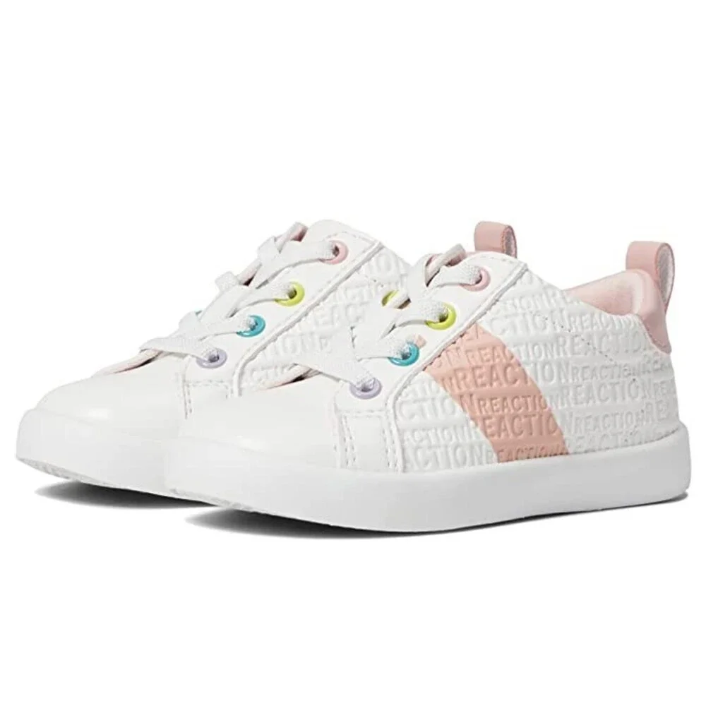 Kenneth Cole Reaction Sneakers Toddler US 10 White Lifestyle Shoes JOBB2148